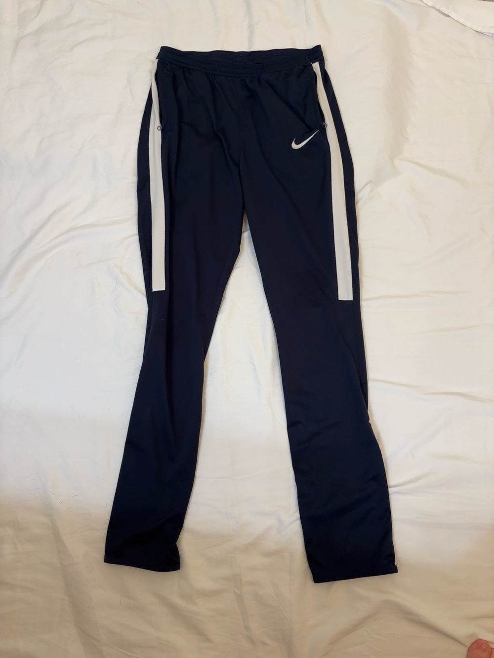 Nike‎ Squad 17 Dri-FIT Knit Track Pants Women’s Medium Obsidian Navy White